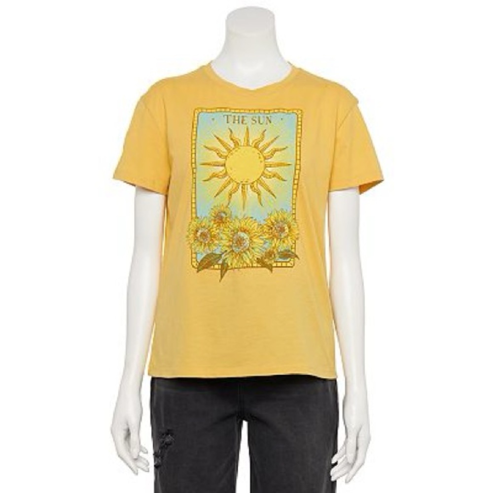 Tarot Card Sun Graphic Tee